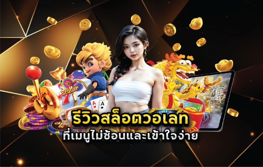 รีวิวสล็อตวอเลทที่เมนูไม่ซ้อนและเข้าใจง่าย